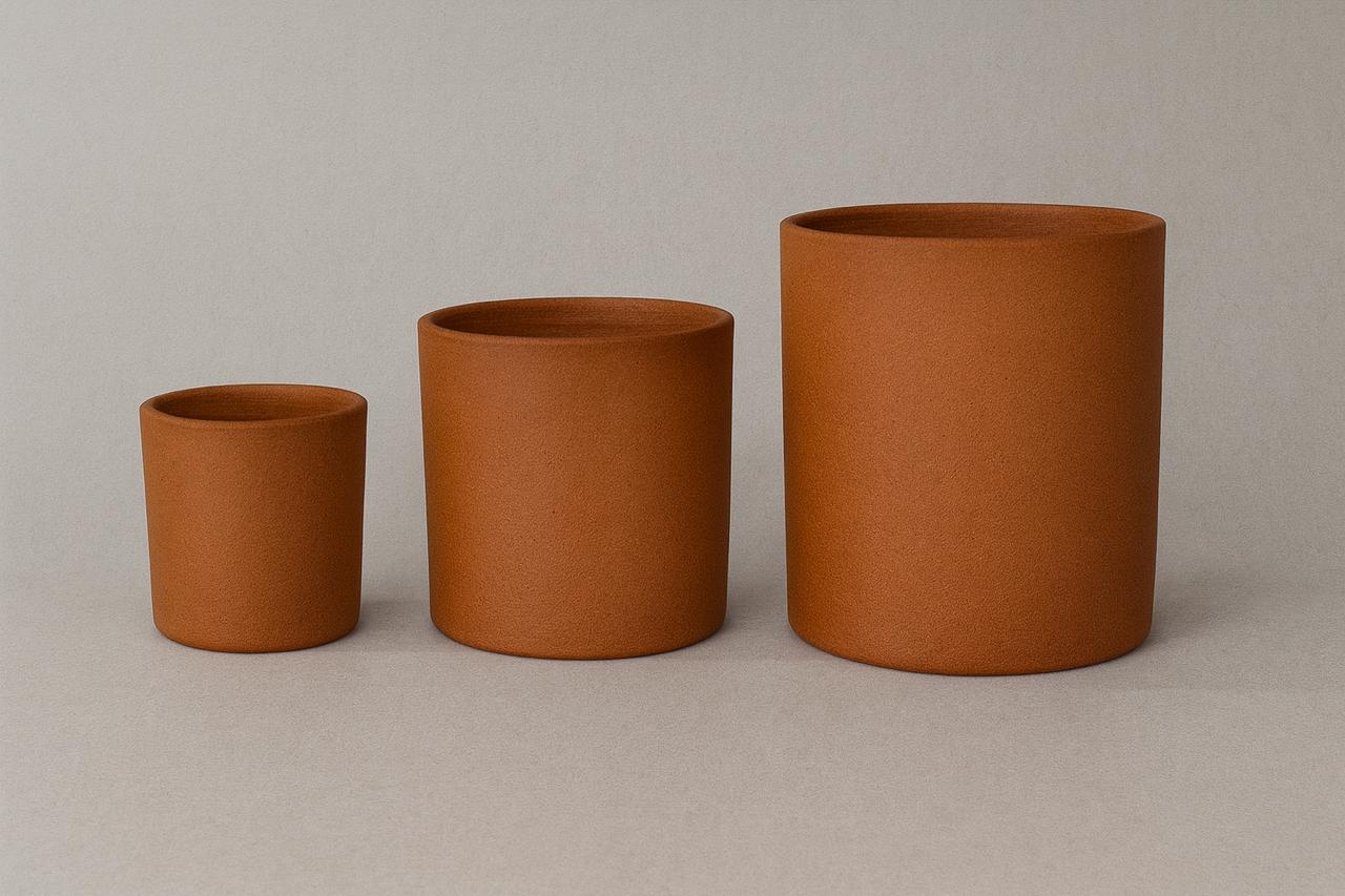 Silindir Jar Saksı Seti